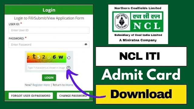 NCL ITI Admit Card 2024